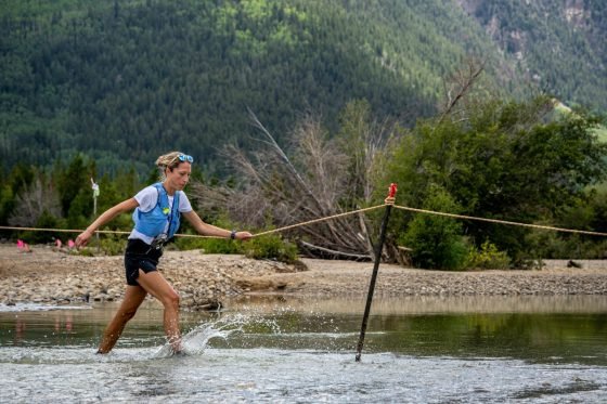Anne Flower women's winner 2025 Leadville 100 Mile on course