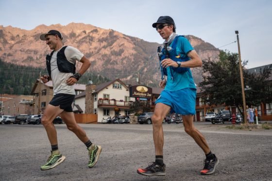 Jeff Rome - 2025 Hardrock 100 - in Ouray with pacer