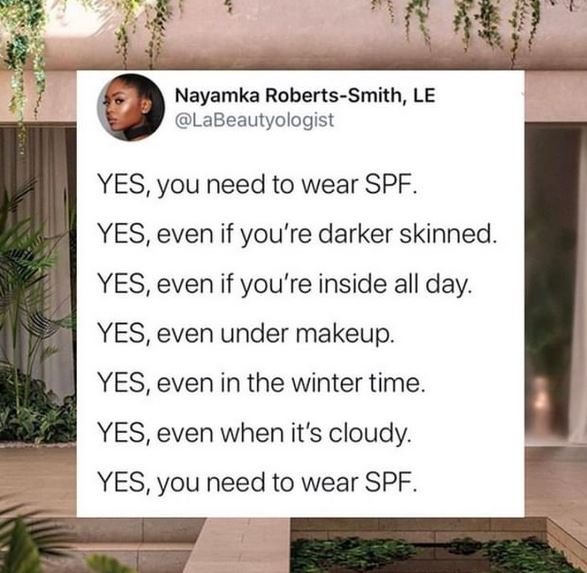 Sunscreen while running