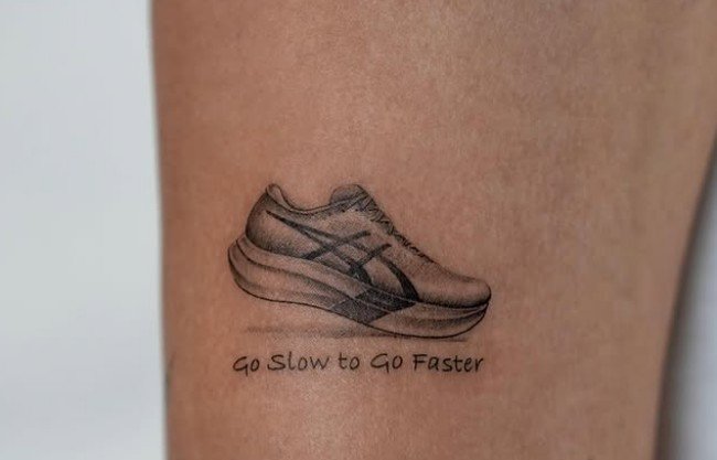 runner tattoo
