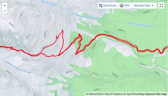 Michelino Sunseri Strava - map