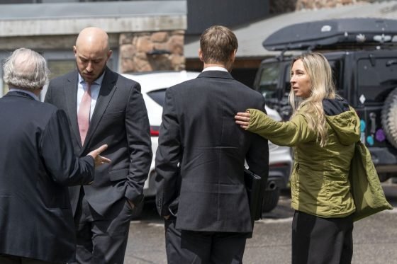 Michelino Sunseri - trial - speaking with Kelly Halpin