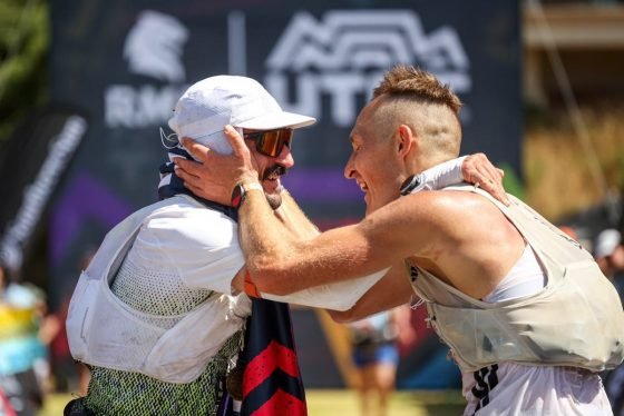 Jeff Mogavero and Dmitry Mityaev - 2025 Ultra-Trail Cape Town 100k - men's winner and second place