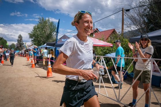 Anne Flower during 2025 Leadville 100 Mile