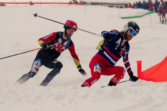 Cam Smith - 2026 ISMF Solitude World Cup - descending ahead of Canada