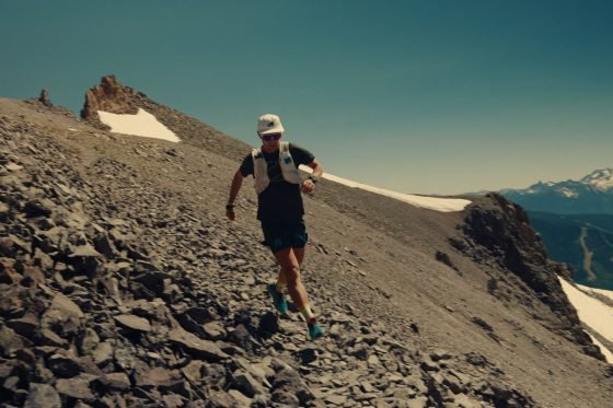 Gabe Joyes - The Joyes of Hardrock film - running down trail