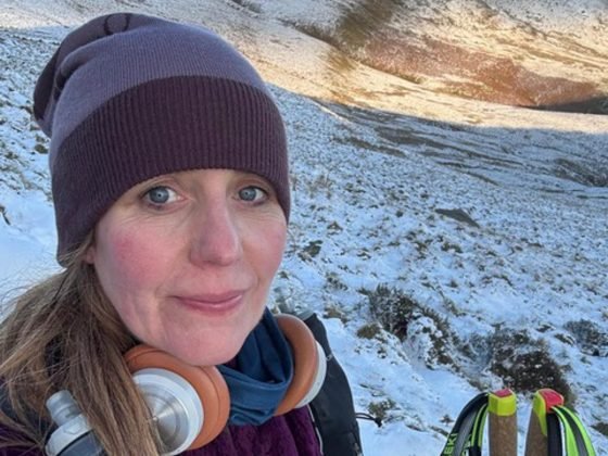 Sarah Porter - 2026 Winter Spine Challenger South - out on course