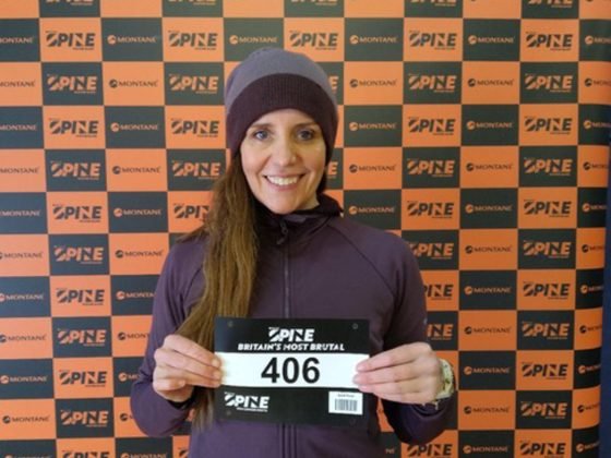 Sarah Porter - 2026 Winter Spine Challenger South - pre-race photo