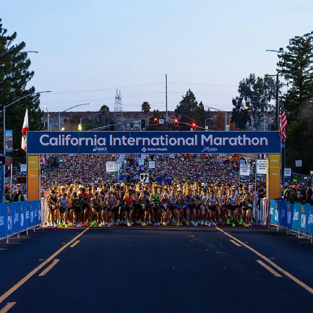 california international marathon start