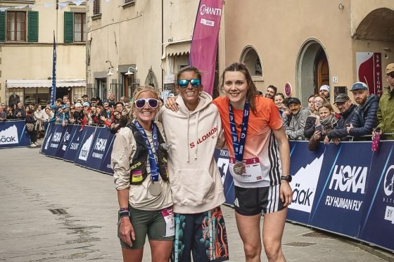 2026 Chianti Ultra Trail by UTMB 120k - womens podium - Courtney Dauwalter - Yngvild Kaspersen - Rachel Entrekin