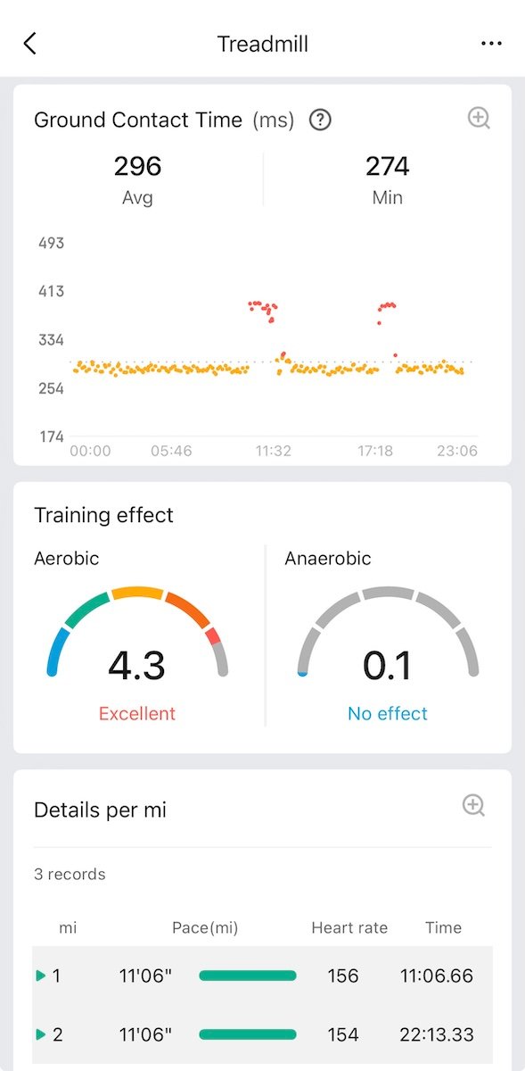 Amazfit Active 3 Premium App Activity