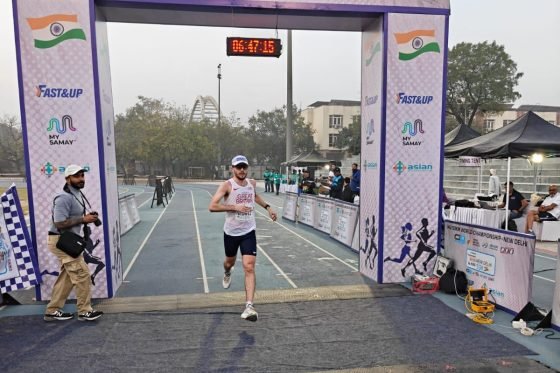 Charlie Davis - 2025 50k World Championships - men's second place