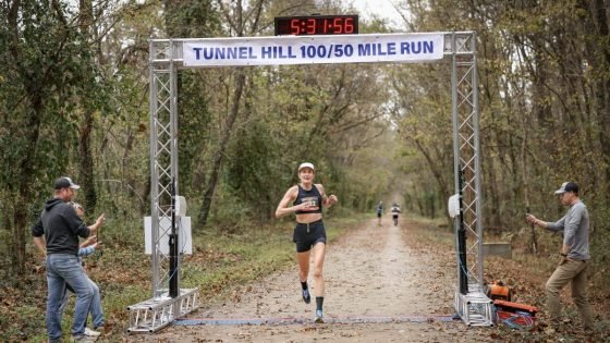 Courtney Olsen - womens 50 mile world record - 2024 Tunnel Hill 50 Mile - feature