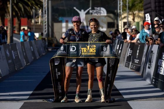 Melanie Delasoie and Claudia Tremps tie for second - 2026 Transgrancanaria Classic 126k - finish