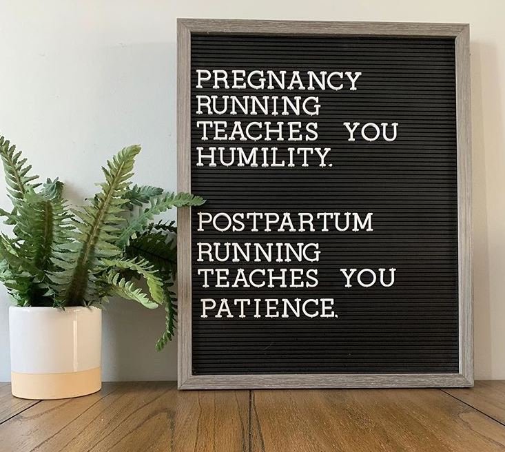 running after pregnancy plan