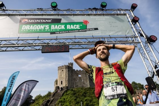 Hugh Chatfield - male winner - 2023 Montane Dragon's Back Race