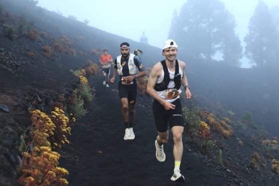 David Sinclair and Ben Dhiman - 2026 Transvulcania Ultramarathon - El Pilar