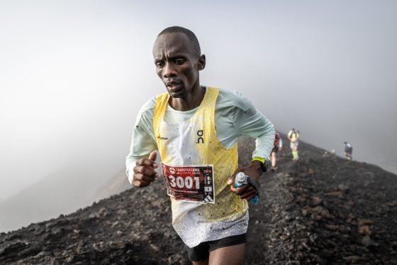Philemon Kiriago - 2026 Transvulcania Half Marathon - running in the high country
