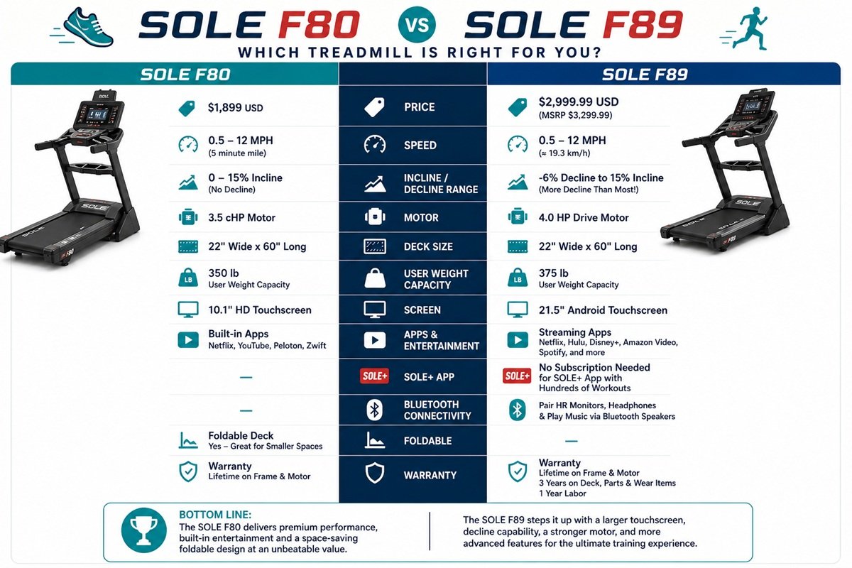 sole f80 compared to sole f89